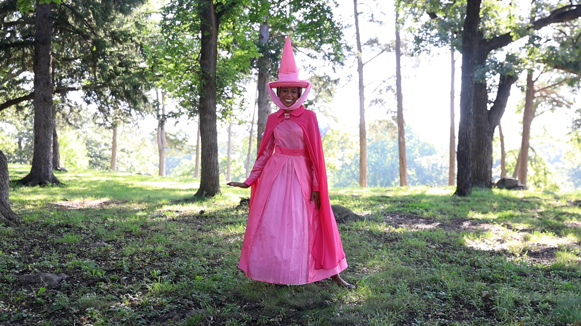 FUN7489AD Adult Disney Flora Sleeping Beauty Costume